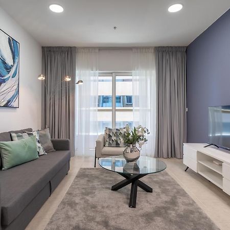 Ferienwohnung Higuests - Chic Apt With Spectacular Aerial Sea Views Dubai Exterior foto