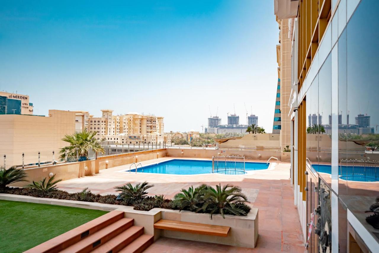 Ferienwohnung Higuests - Chic Apt With Spectacular Aerial Sea Views Dubai Exterior foto