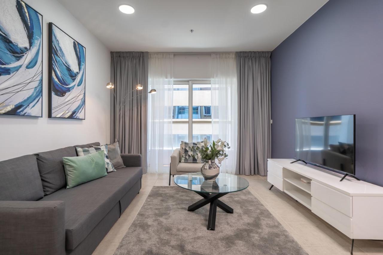 Ferienwohnung Higuests - Chic Apt With Spectacular Aerial Sea Views Dubai Exterior foto